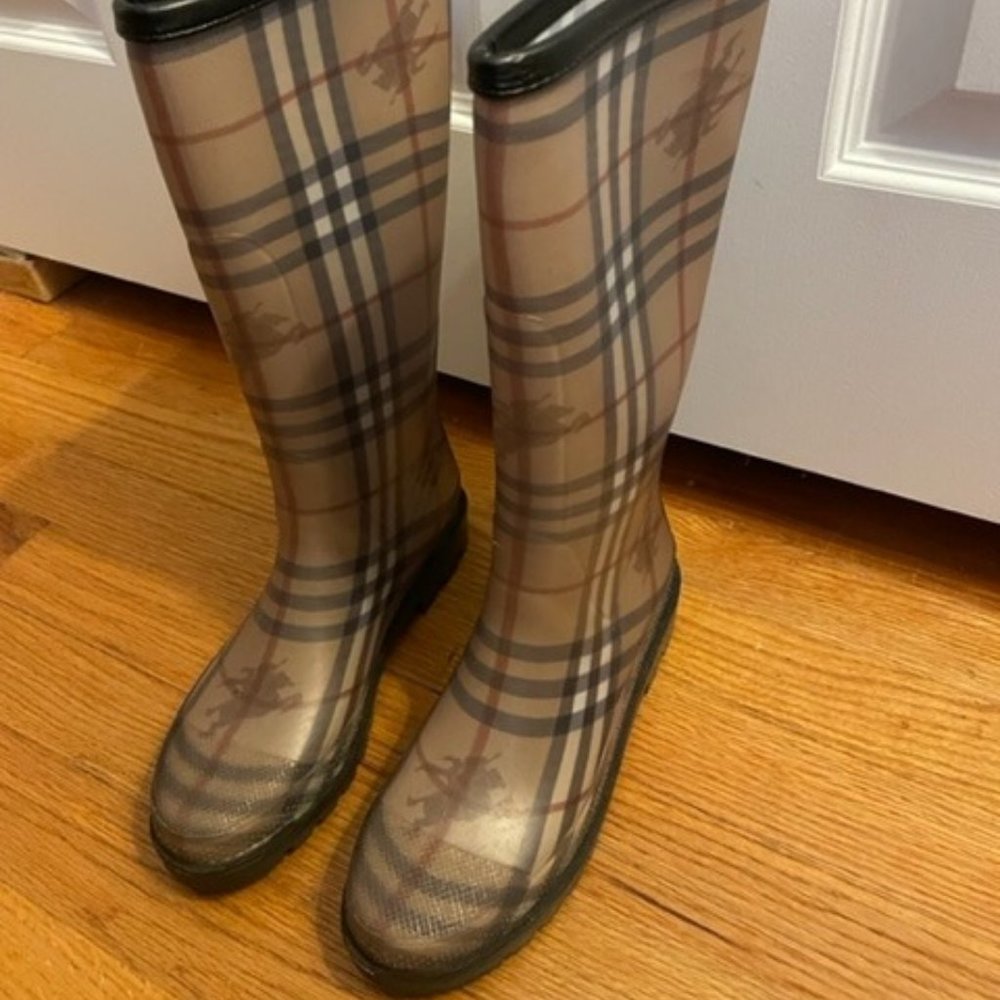 Burberry Rain Boots Rubber